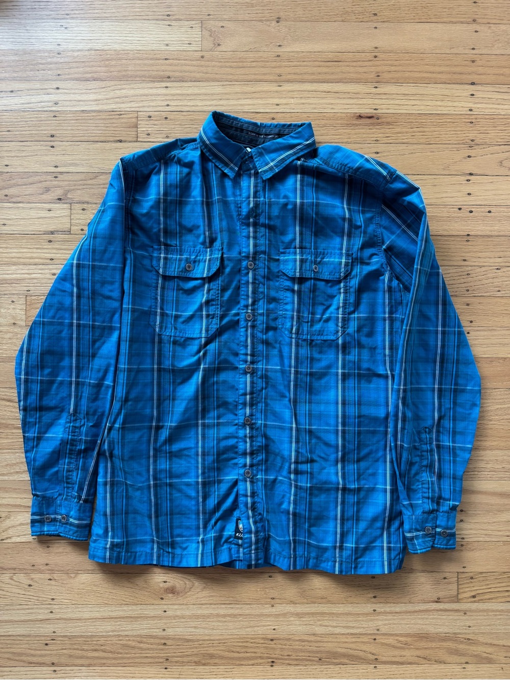 KUHL Response Button Shirt Blue Men’s Medium